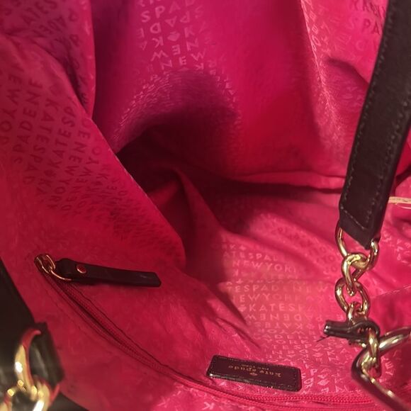 Kate Spade Astor Court Marlene Black Quilted Chain Handle Handbag Purse - Picture 14 of 16